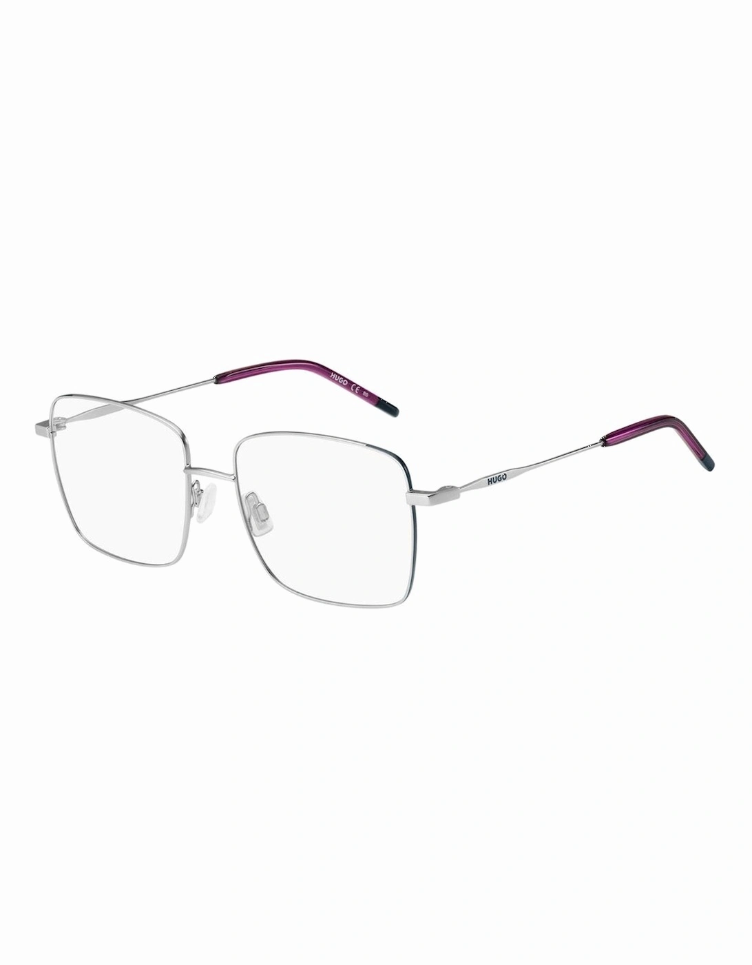 Matte Metal Eyeglasses Women - Silver Frames, 3 of 2