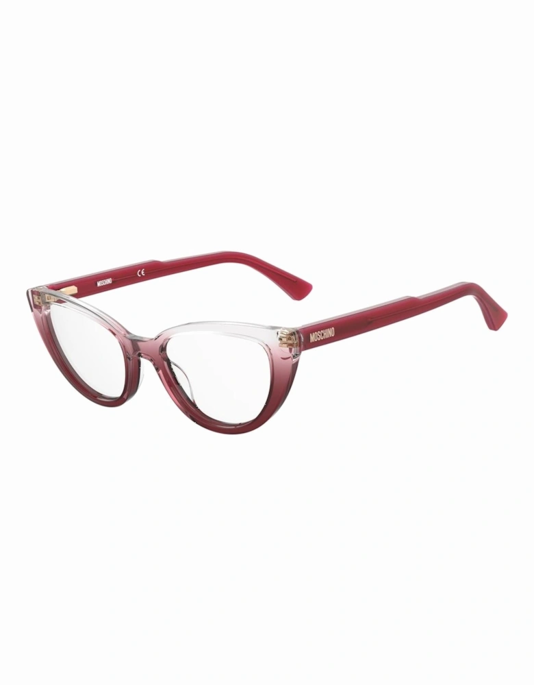 Acetate Crystal Red Glasses Women Frames