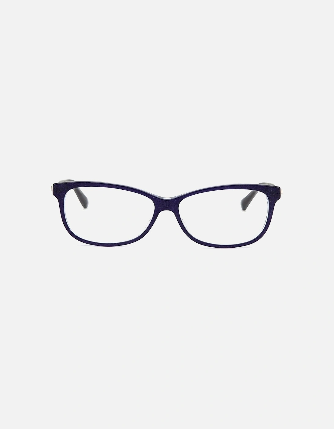 Acetate Glitter Square Glasses Women - Blue Frames