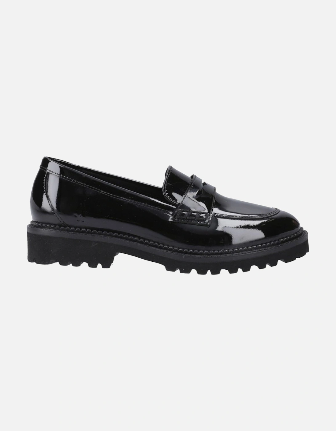 Hush Puppies Girls Black 'S Grazia Senior School Shoes - Size: 8/F (Standard) Kids