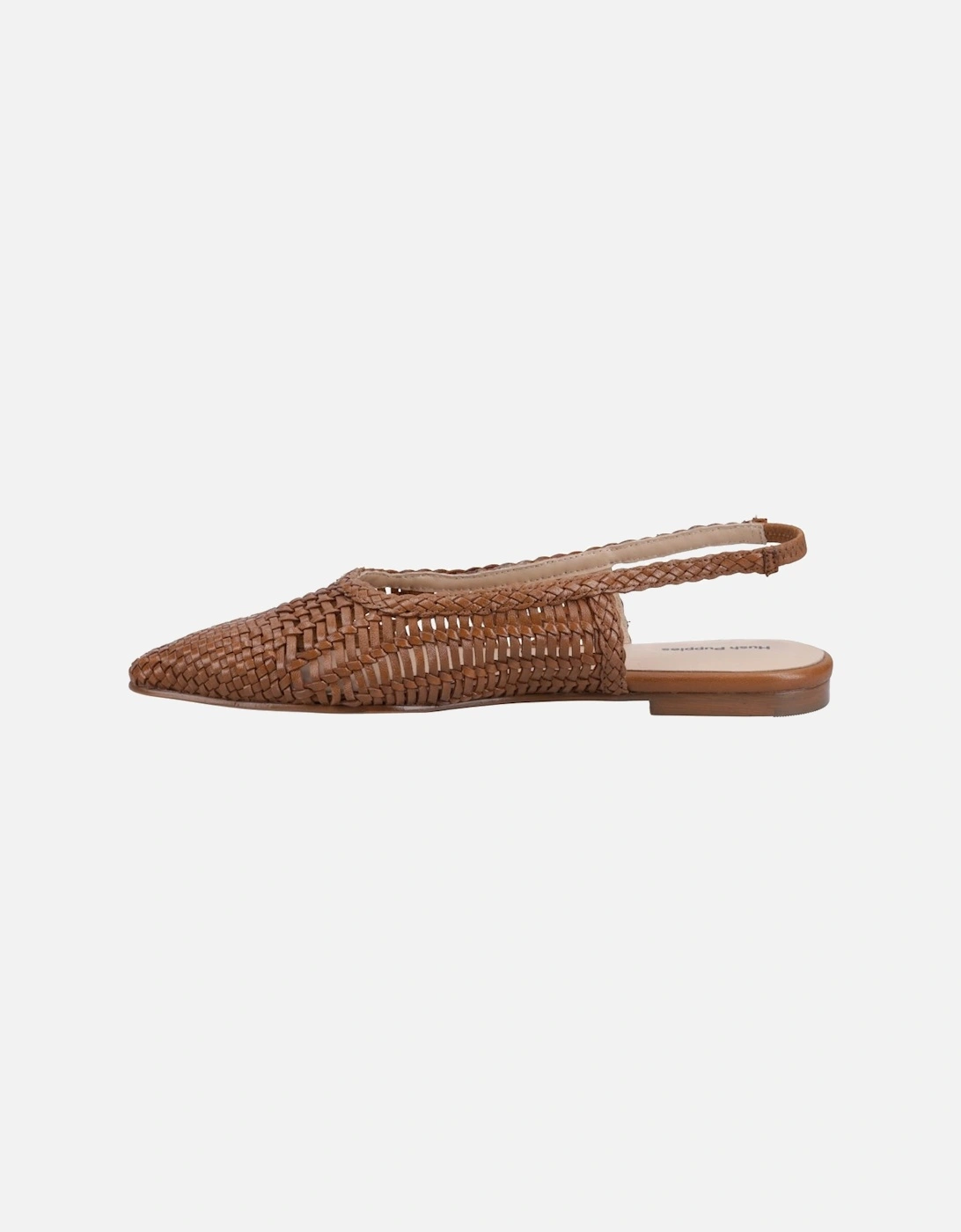 Hush Puppies Women's Tan Dalia Woven Slingback Ballerinas In | Size: 4 - Image 2