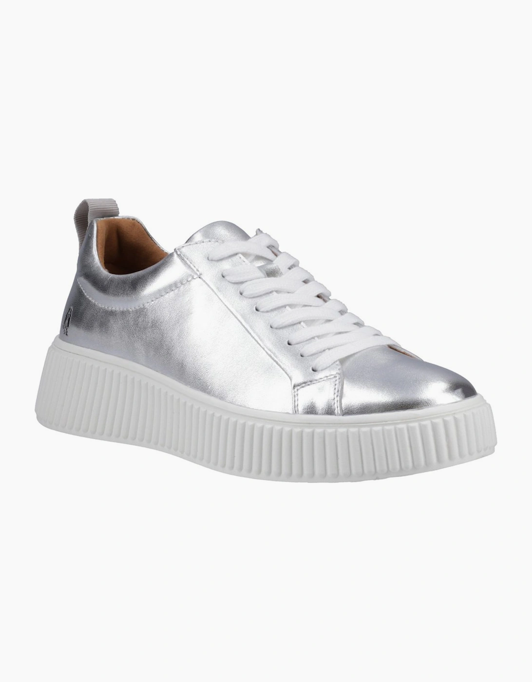 Hush Puppies Women's Silver Harlow Sneakers - Size: 8