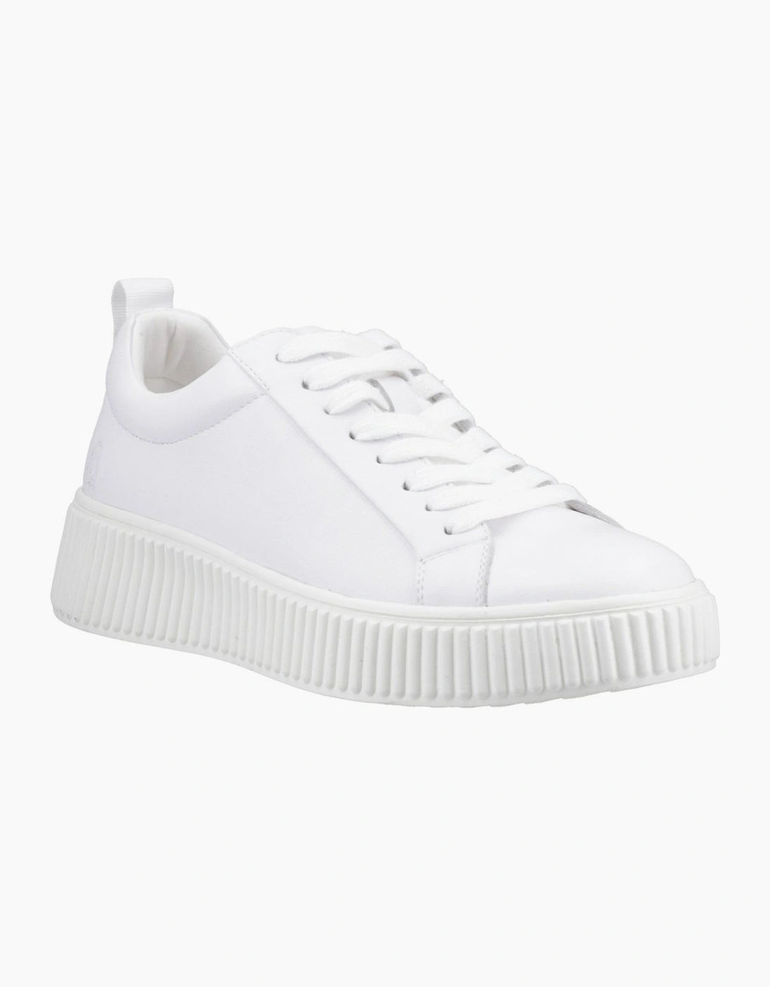 Hush Puppies Women's White Harlow Sneakers - Size: 5