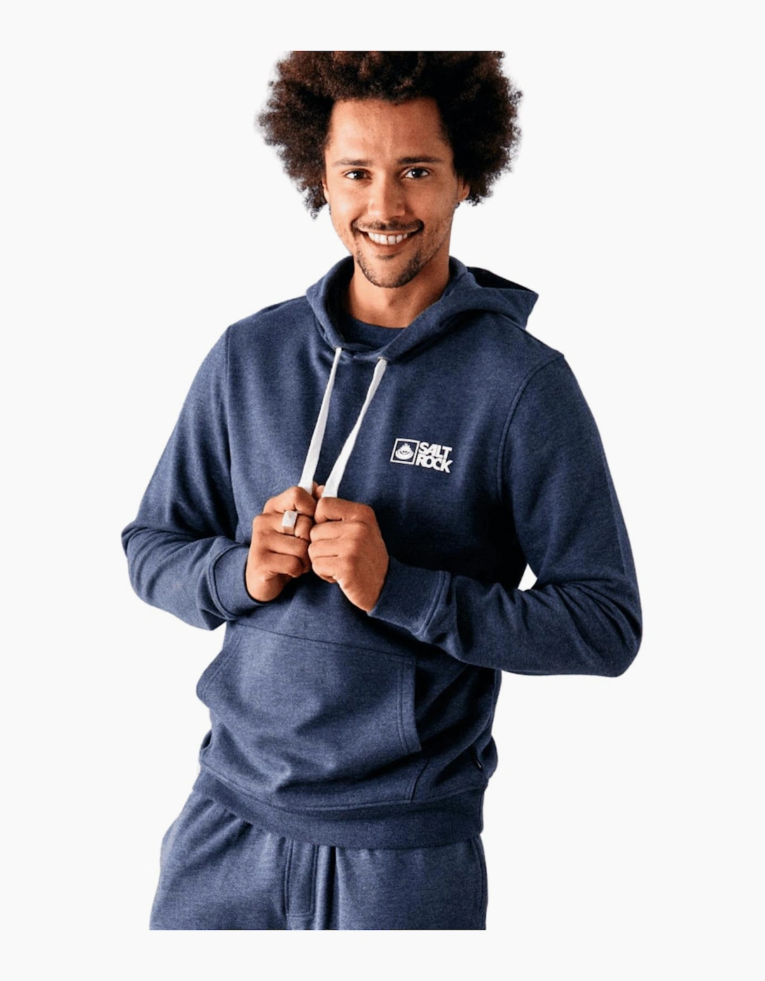 Men's Saltrock Mens Original Pop Hood Hoodie - Blue - Size: L