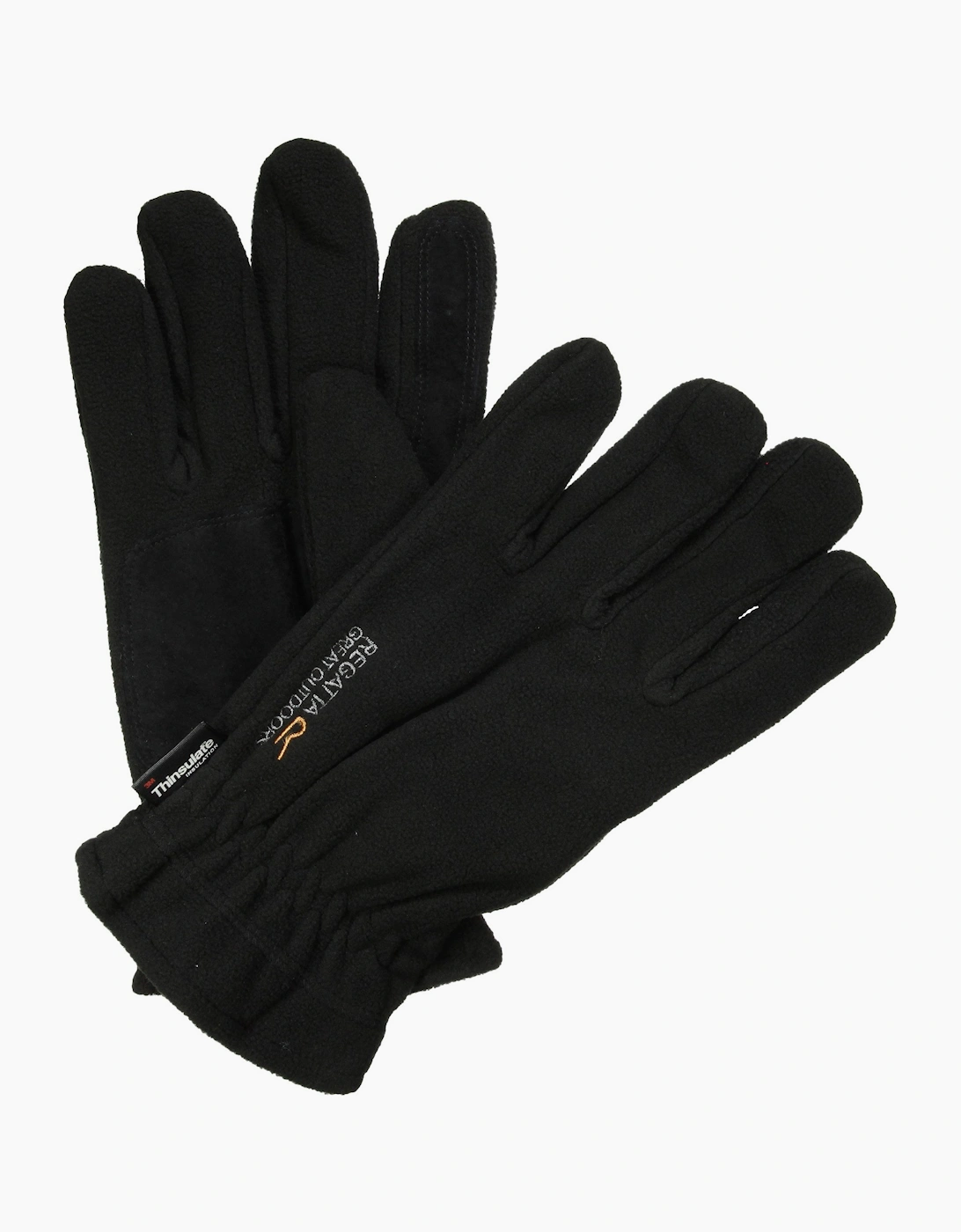 Regatta Unisex Black Great Outdoors Adults Kingsdale Gloves  S/M