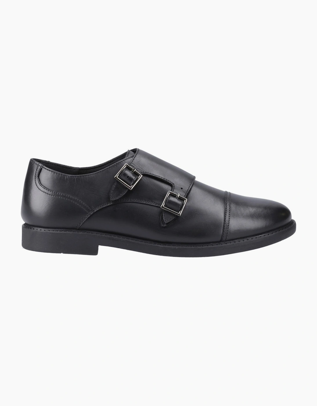 Hush Puppies Boys Black  Tim Monk Senior School Shoes - Size 3 Kids