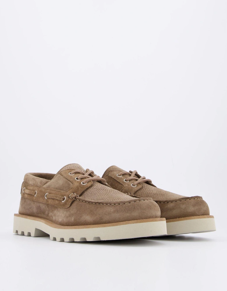 Men's Skiff Suede Lace Up Shoe - Grey