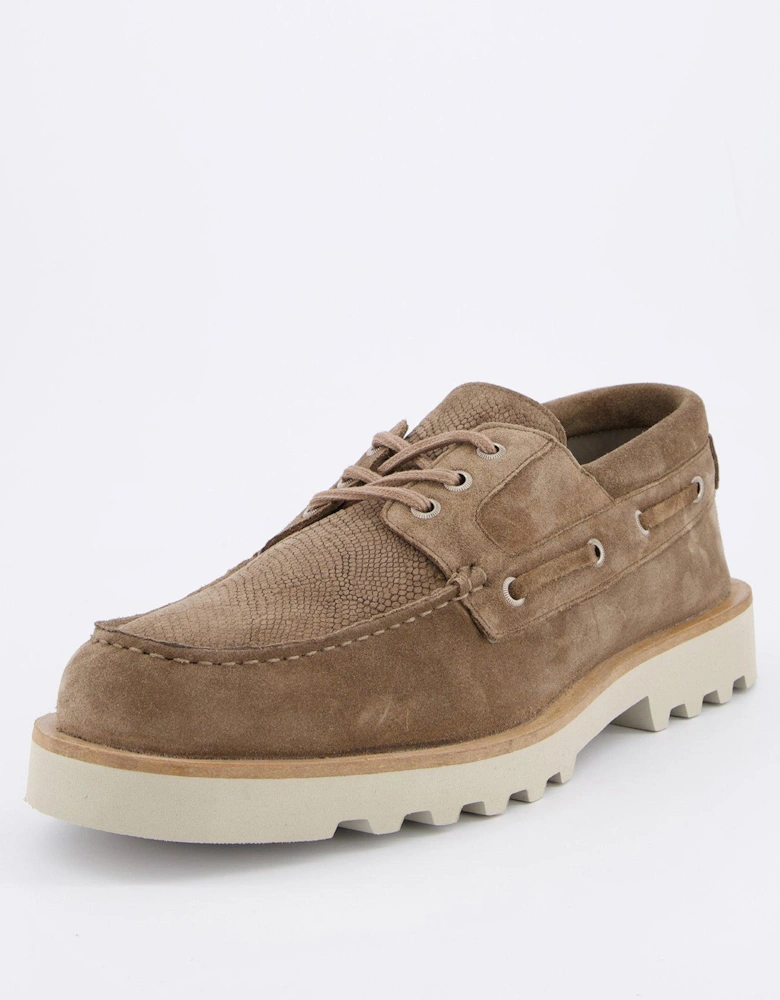 Men's Skiff Suede Lace Up Shoe - Grey