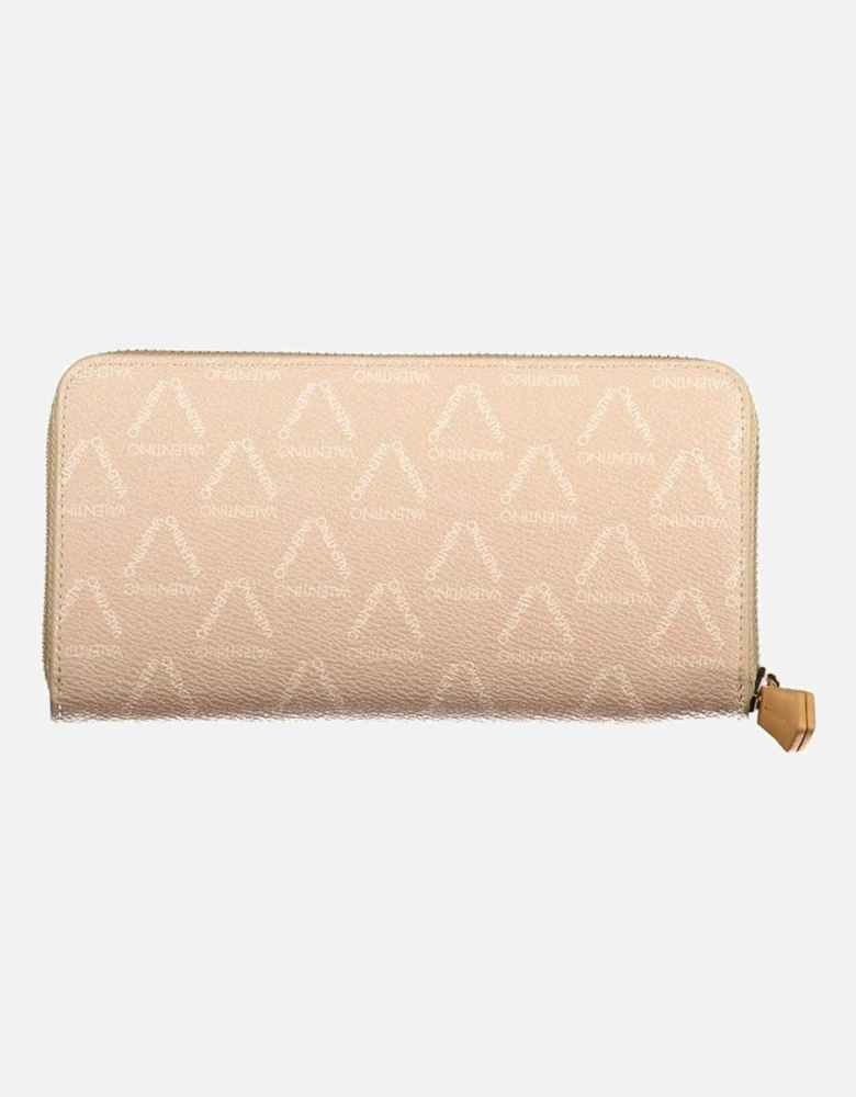 3-Compartment Wallet with Coin Purse and Card Spaces Women - Beige
