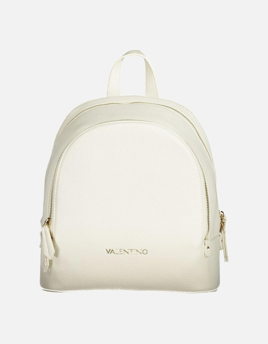 Valentino Women's White Backpack With Adjustable Straps And Multiple Pockets - Size: One Size