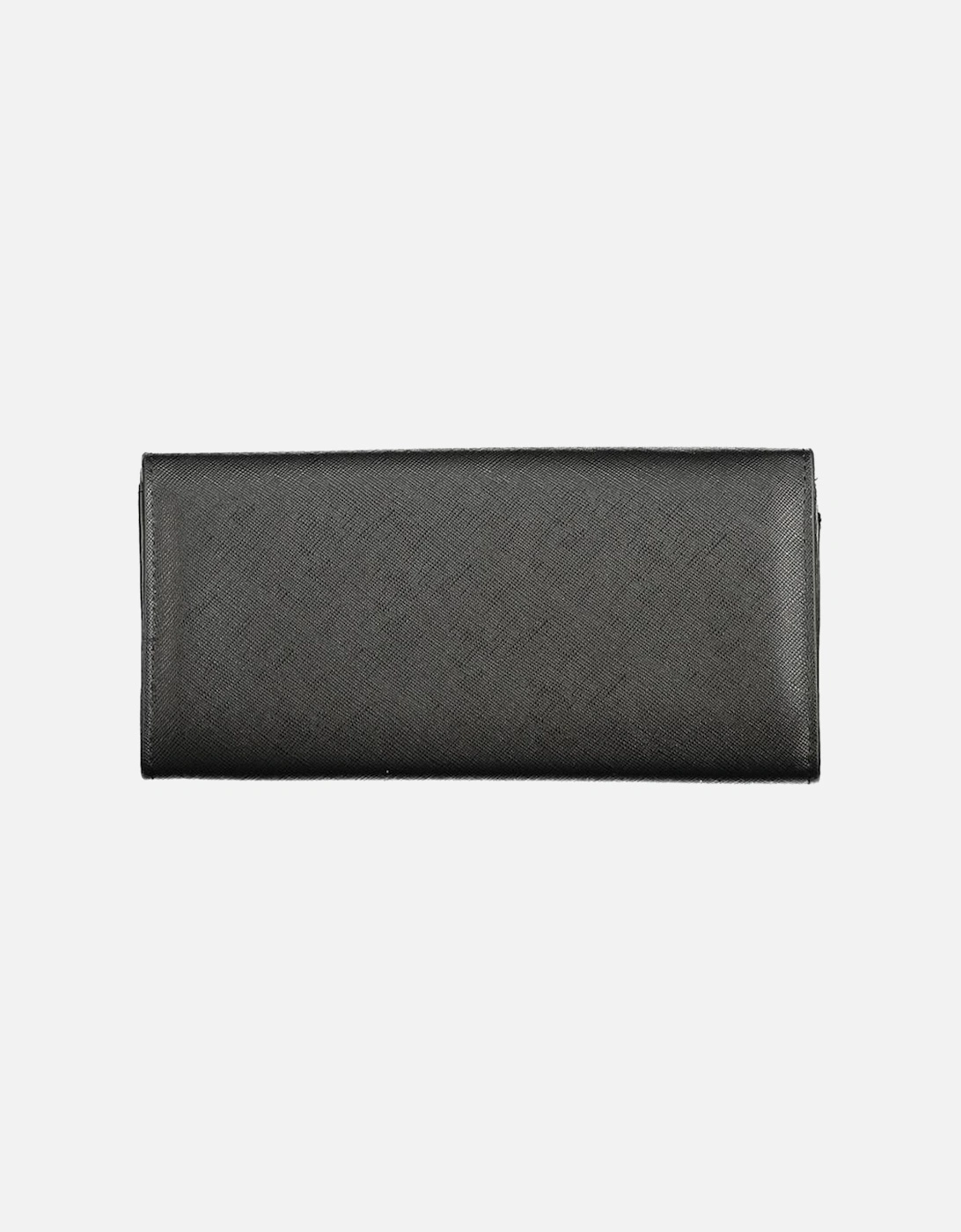 3 Compartment Wallet with Coin Purse and Card Slots Women - Black
