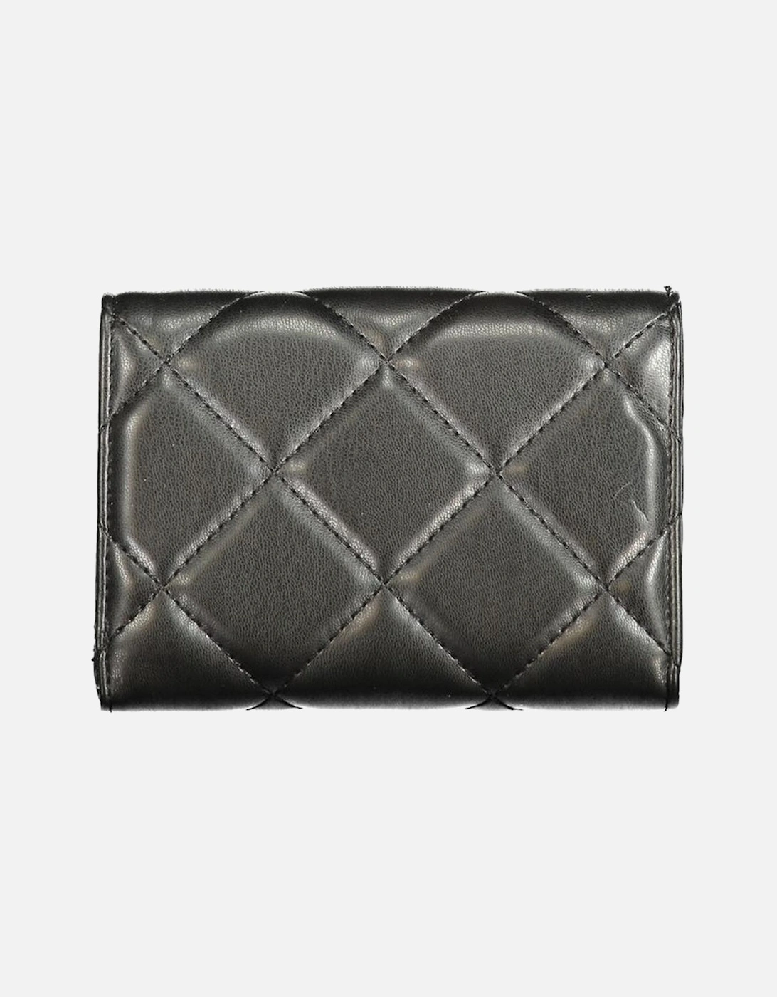 3-Compartment Wallet with Coin Purse and Card Spaces Women - Black