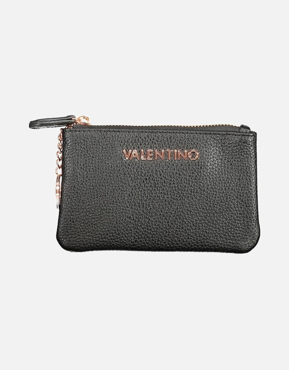 Recycled Leather Pouch with Key Ring and Logo Women - Black Wallets, 4 of 3