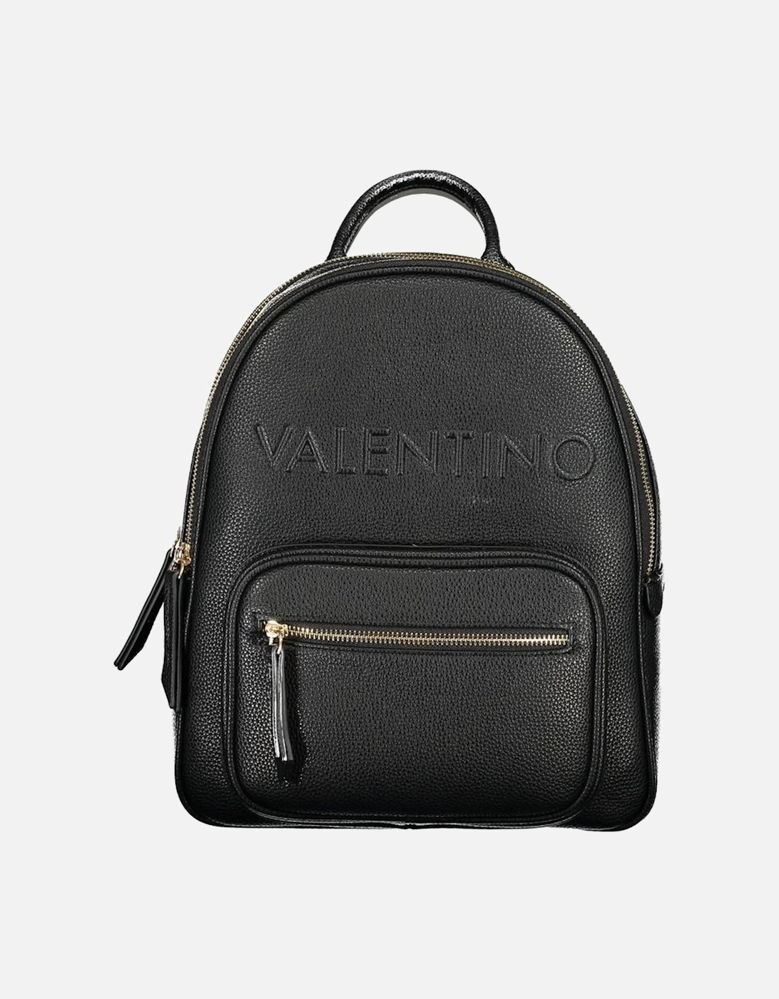 Valentino Women's Black Recycled Backpack With Adjustable Straps And Multiple Pockets - Size: One Size