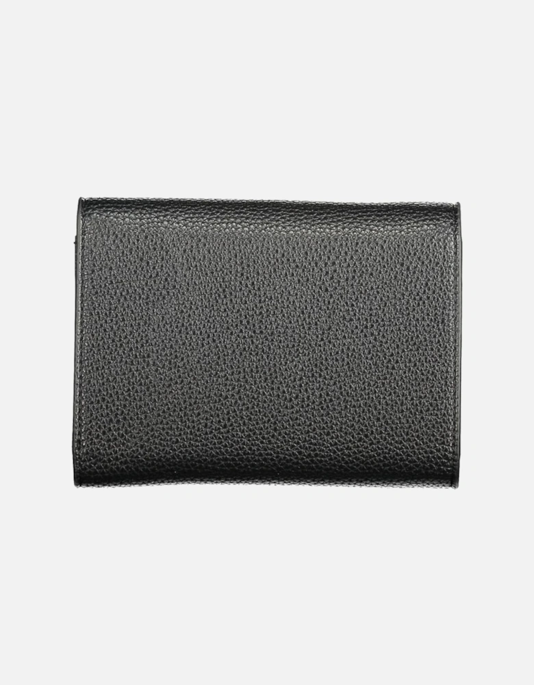 Three Compartment Wallet with Coin Purse Women - Black