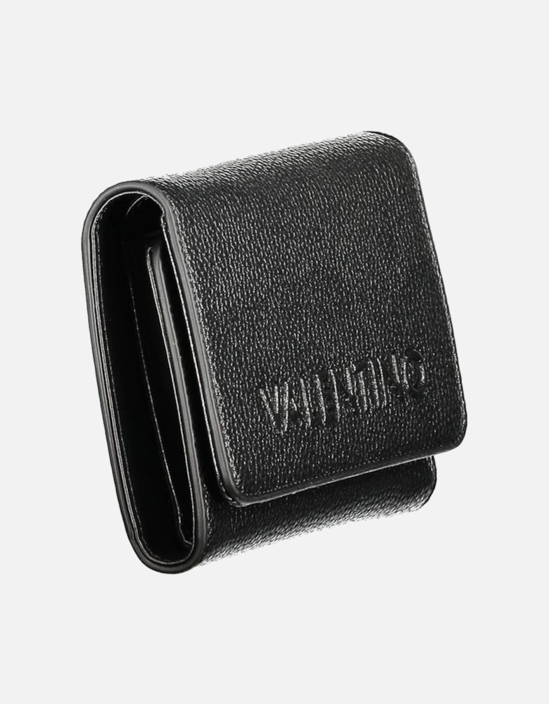 Three Compartment Wallet with Coin Purse Women - Black
