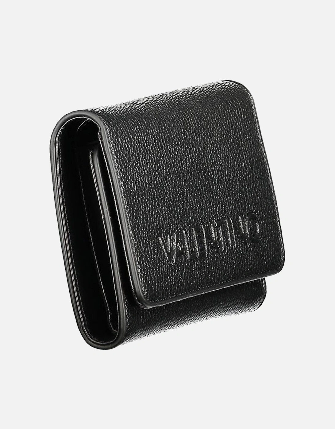 Three Compartment Wallet with Coin Purse Women - Black