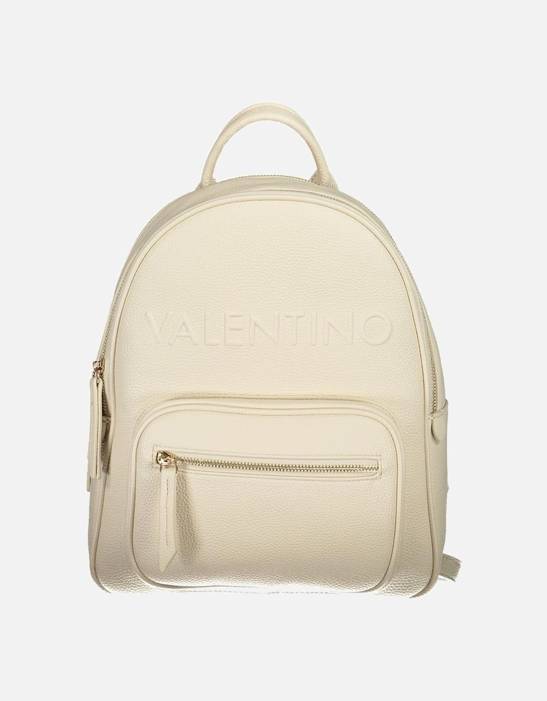 Valentino Women's Cream Recycled Backpack With Adjustable Straps And Multiple Pockets - Size: One Size