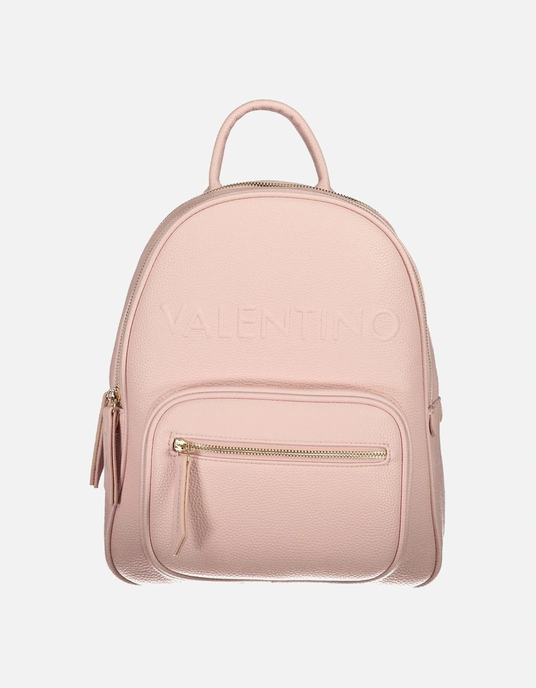 Valentino Women's Pink Recycled Backpack With Adjustable Straps And Multiple Pockets - Size: One Size