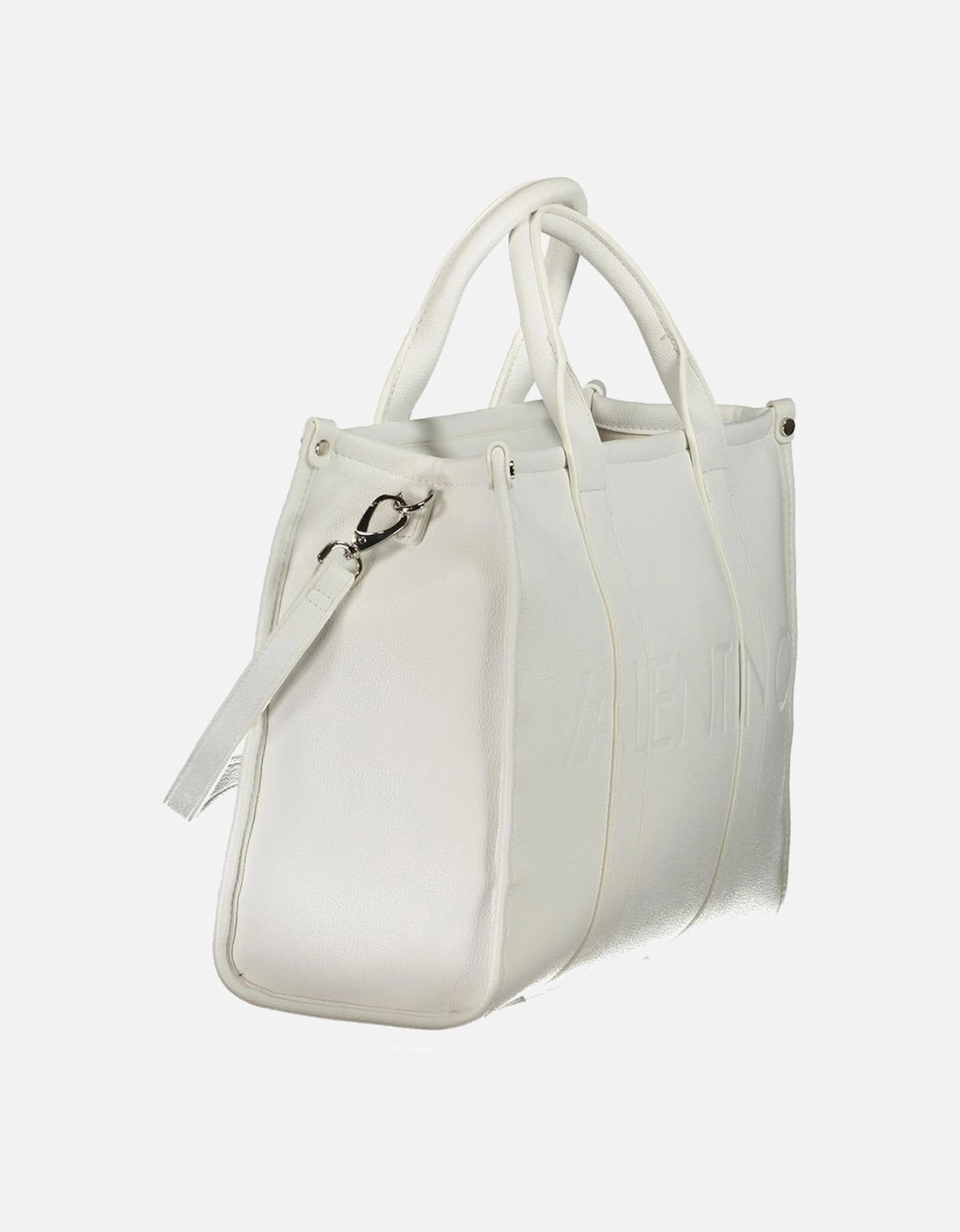 Recycled Bag with Handles and Shoulder Straps Women - White Handbags