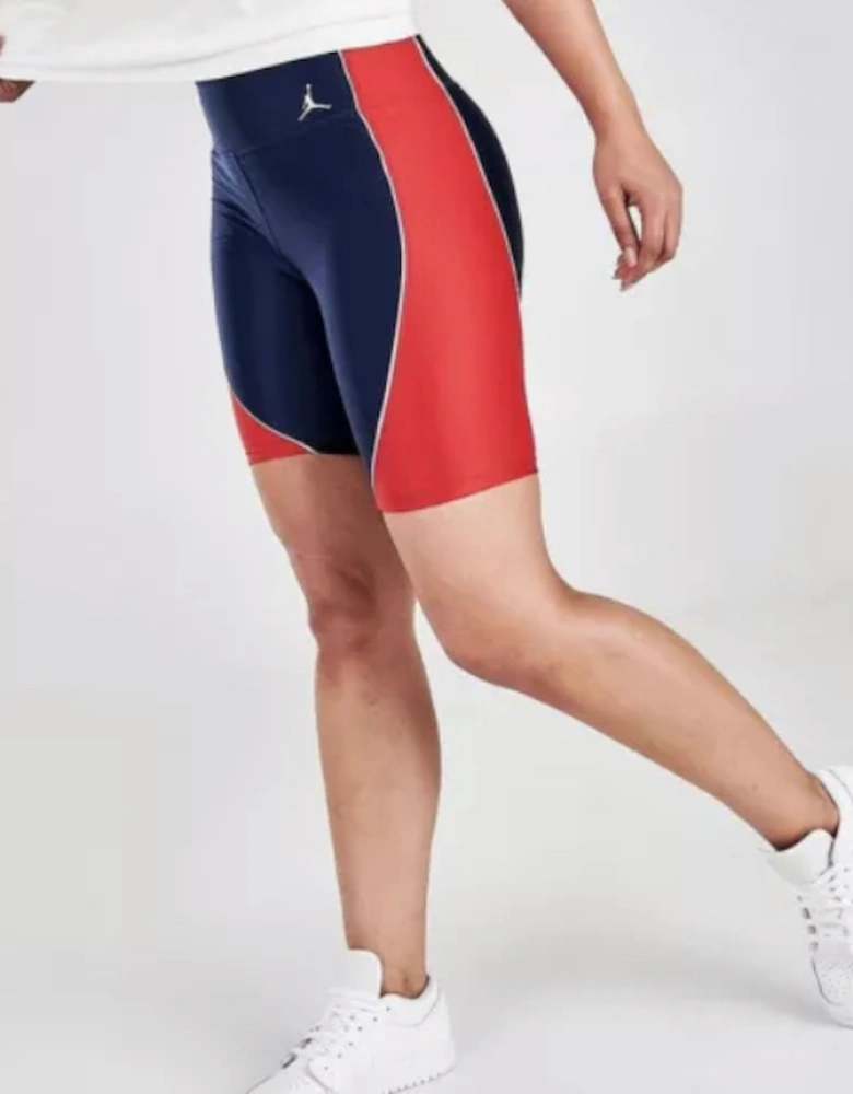 Jordan Women's Navy and Red Bike Shorts