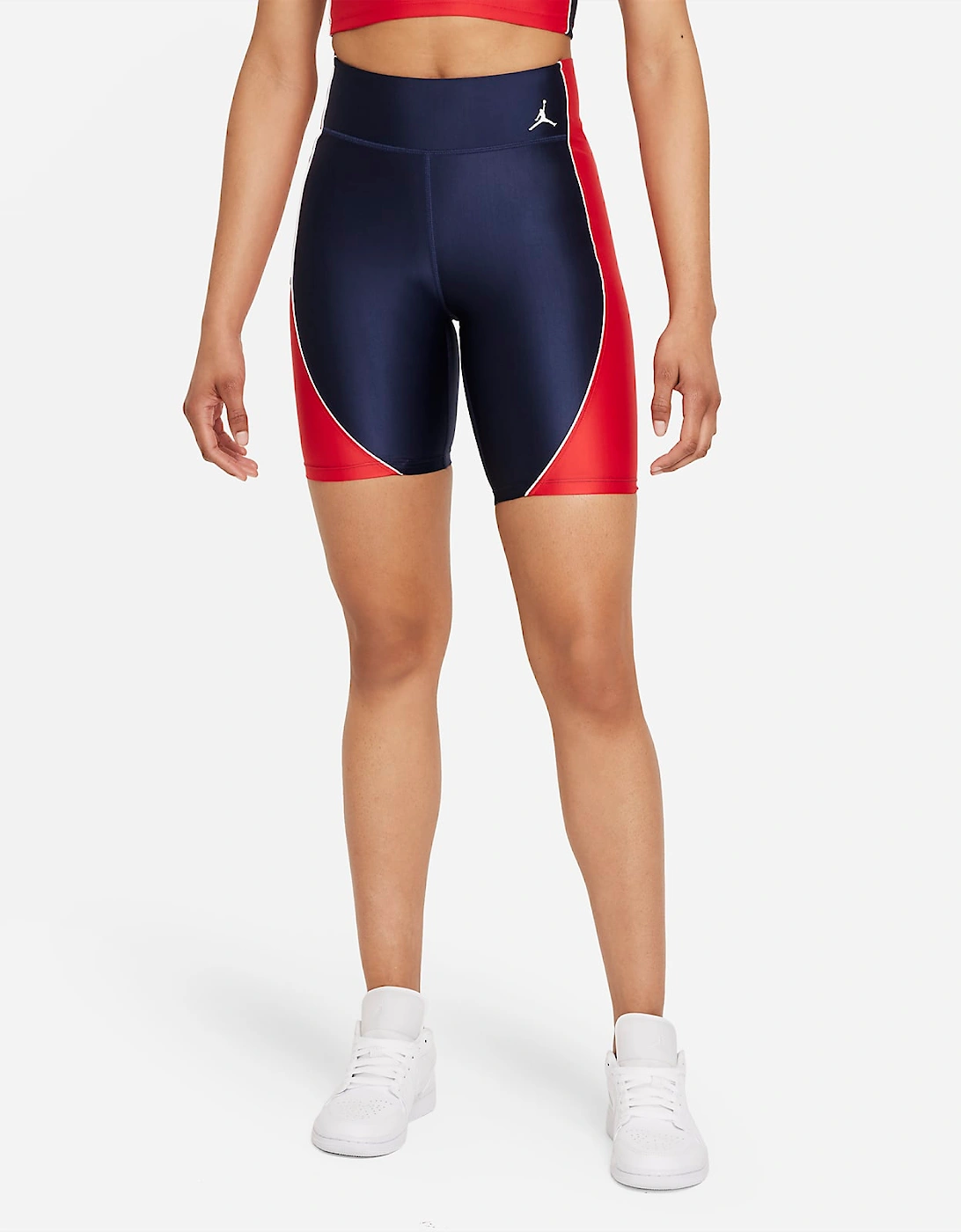 Jordan Women's Navy and Red Bike Shorts