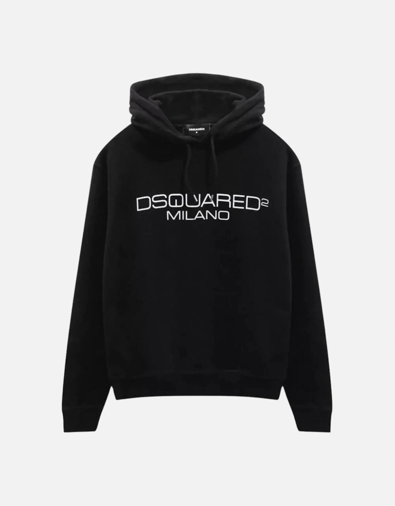 Black Milano Pullover Hoodie