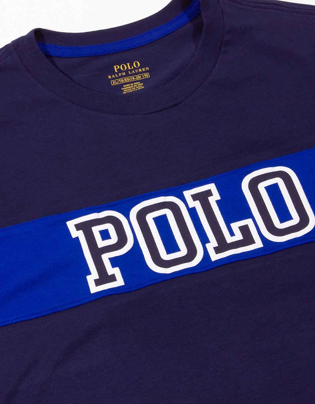 KIDS Navy & Royal Blue 'POLO' T-Shirt