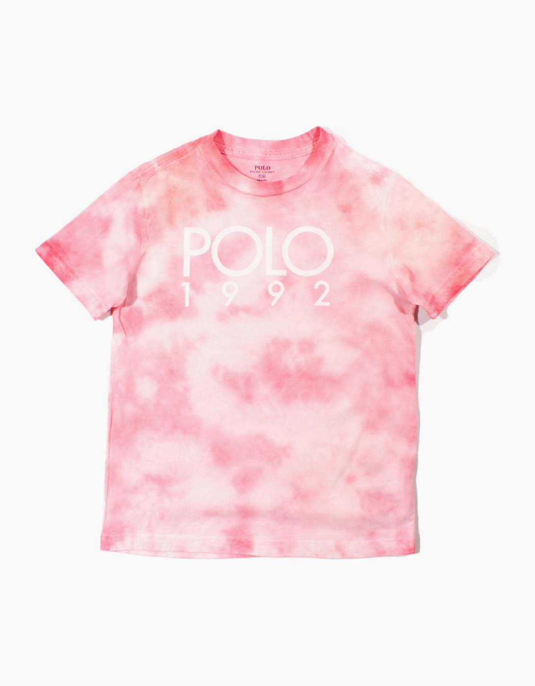 Ralph Lauren Boy's Ralph Lauren KIDS Pink Tie Dye 'POLO 1992' T-Shirt