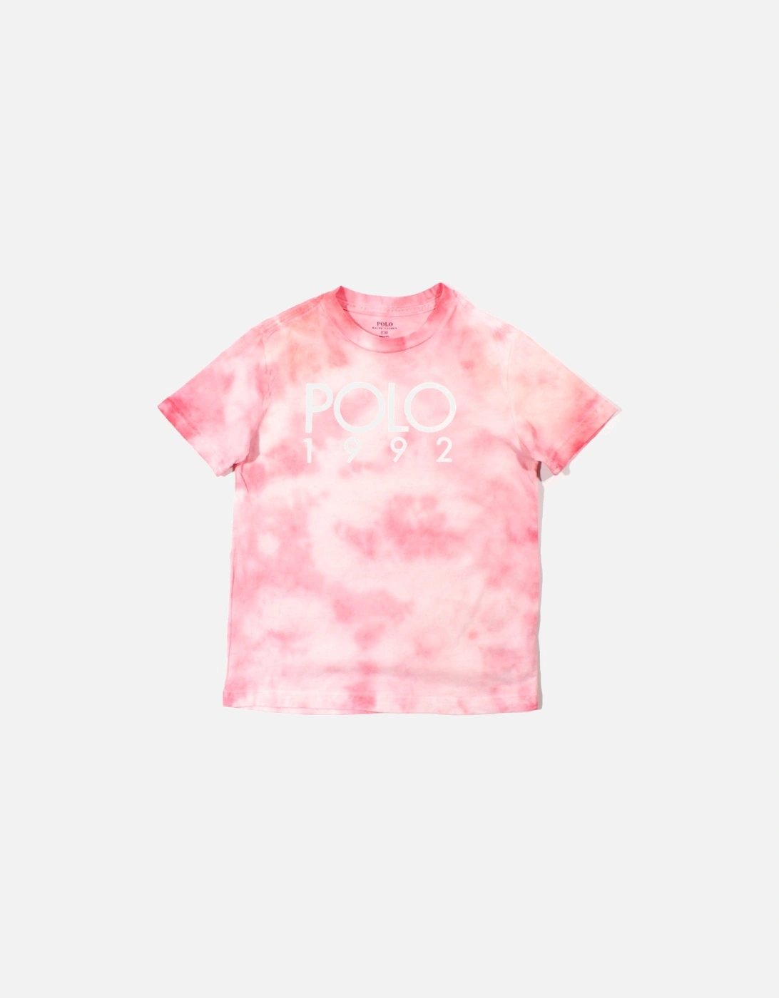 KIDS Pink Tie Dye 'POLO 1992' T-Shirt, 3 of 2