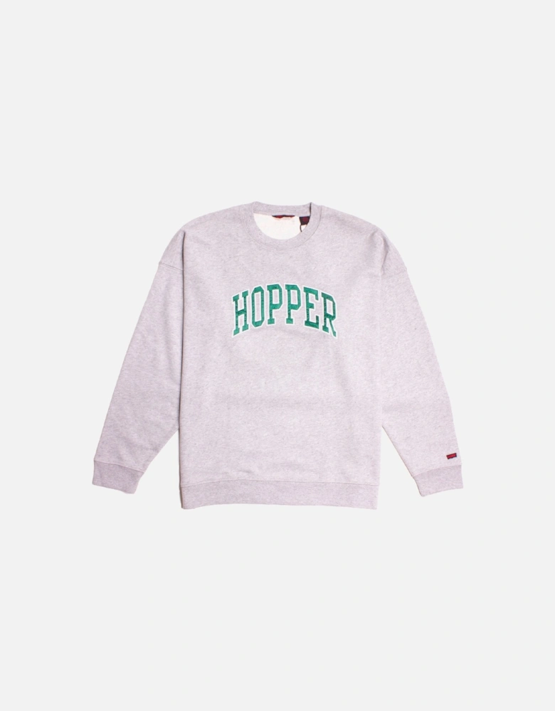Levi's® x Stranger Things Heather Grey 'HOPPER' Oversized Sweatshirt