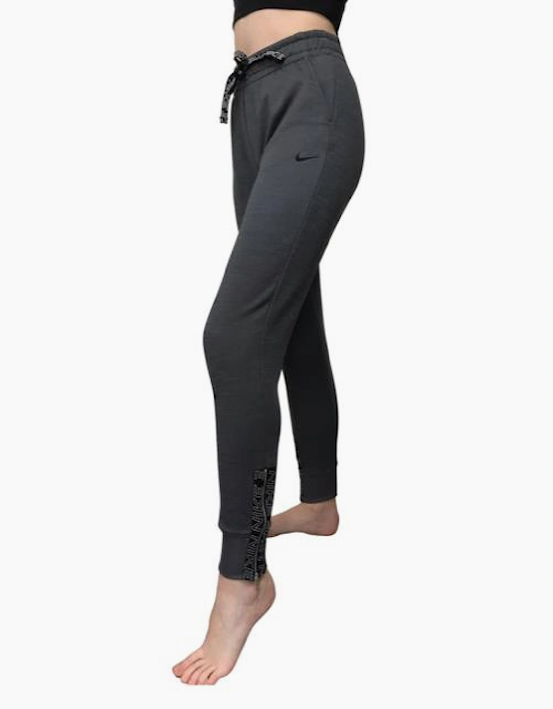 Women's Nike Women's Charcoal Grey Therma Zip Jogger Pants - Size: 10