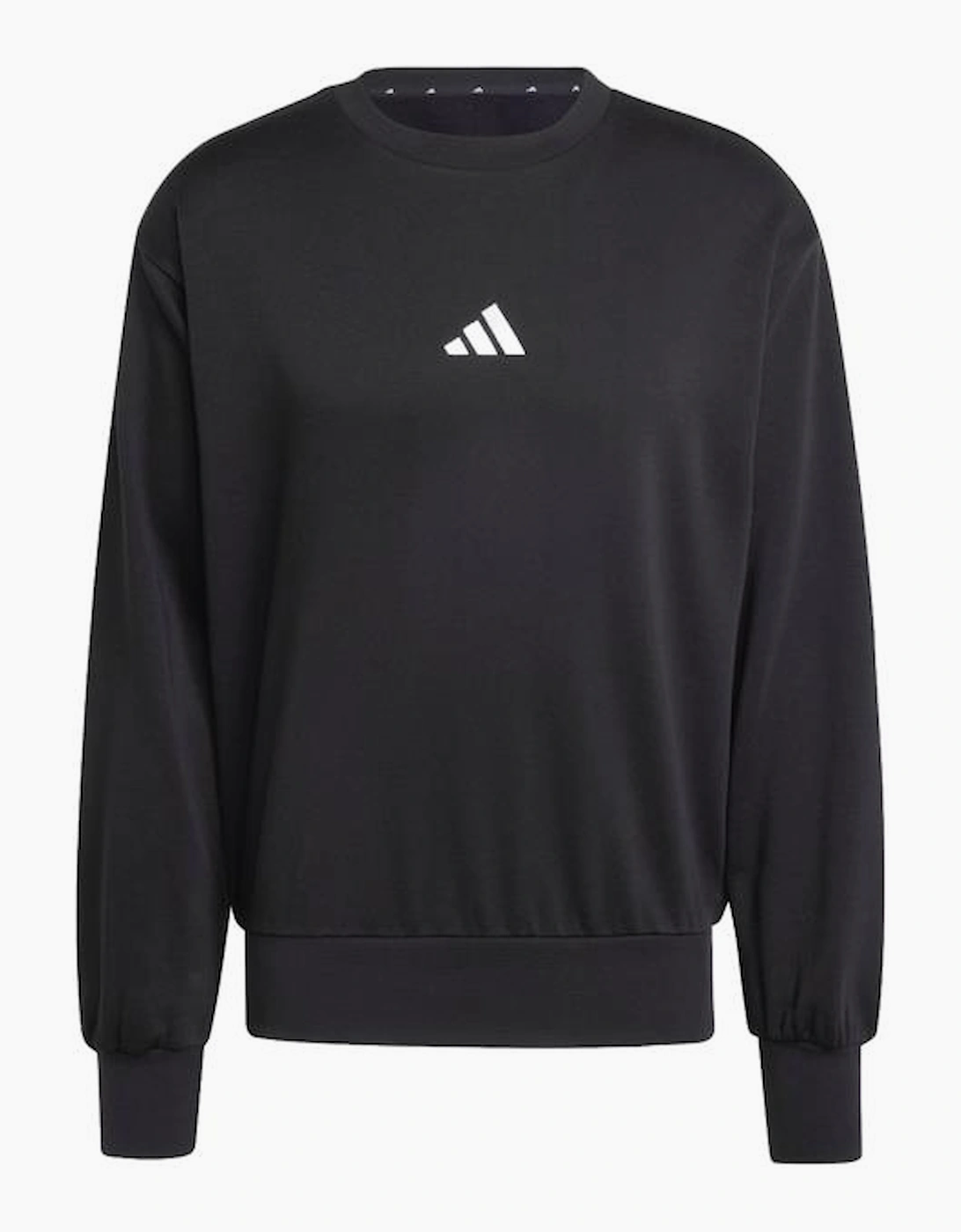 Men's Adidas Feel Cozy EQT Black Crew Sweatshirt - Size: 38
