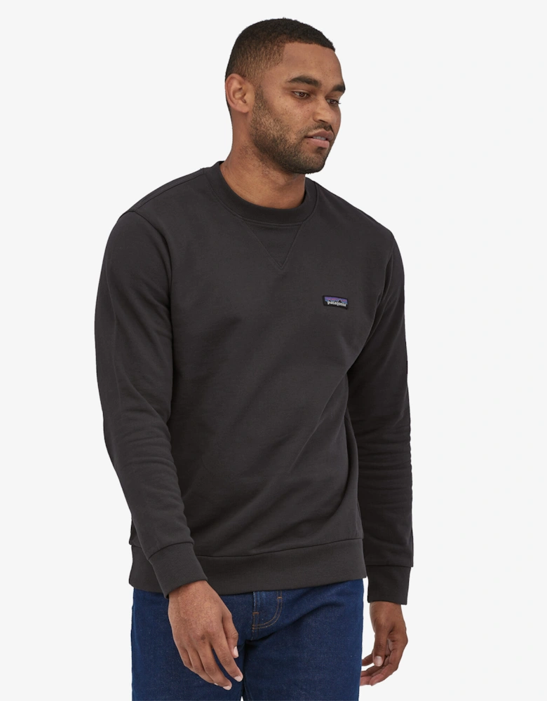 Ink Black Regenerative Organic Crewneck Sweatshirt