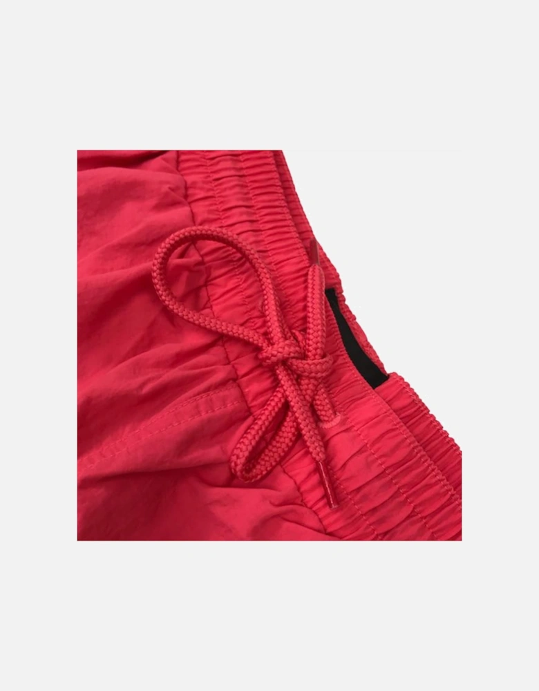 Plain Geranium Pink Swim Shorts