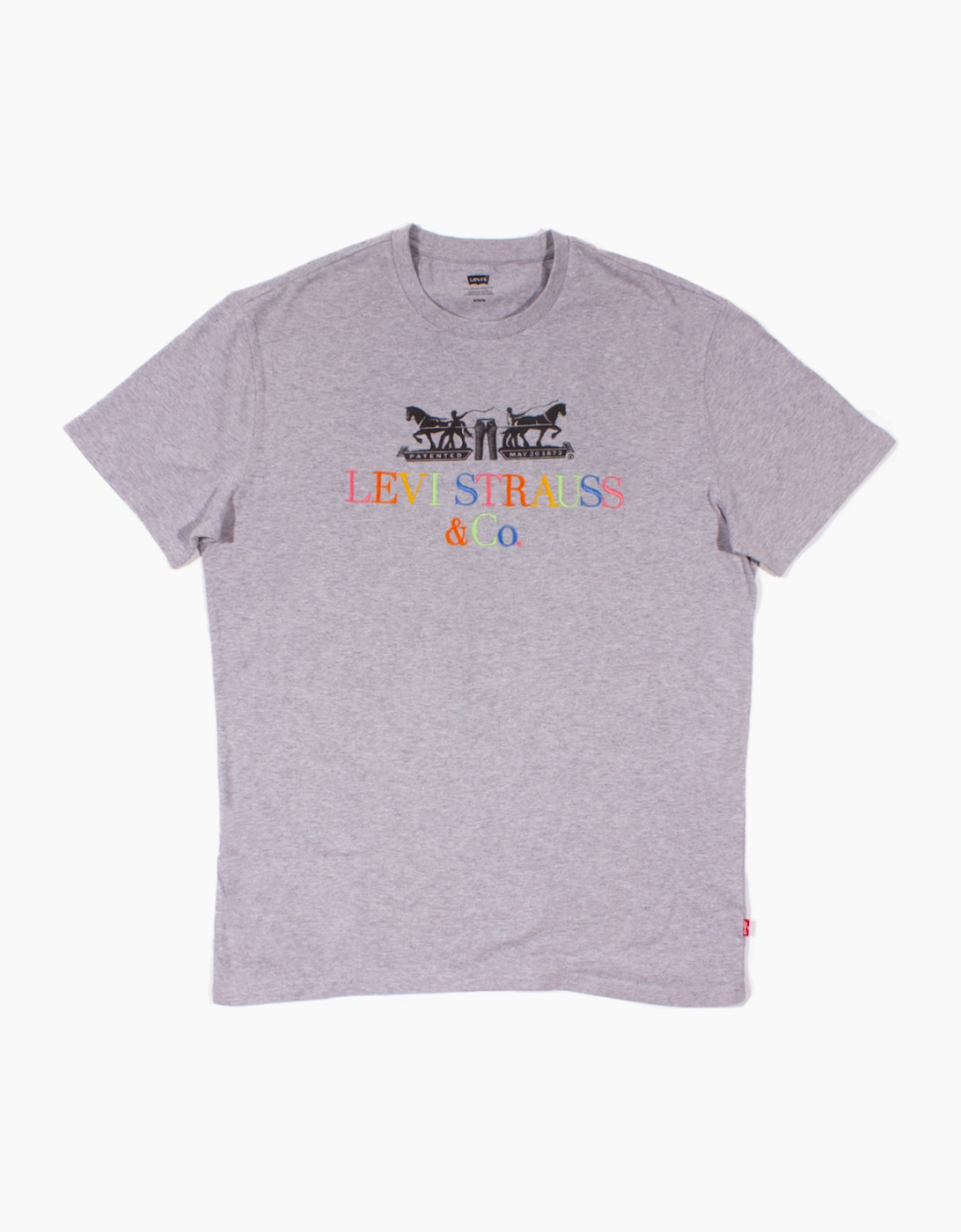 Men's Levi's Men's Grey Varsity 90's T-Shirt - Size: 38