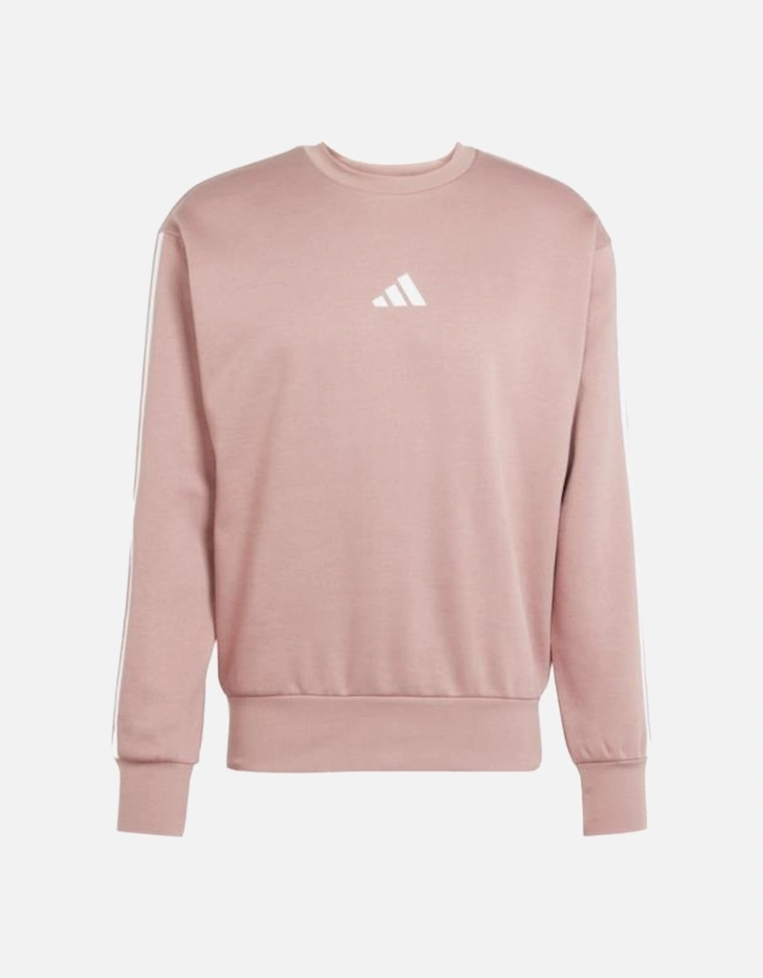 3 Stripe EQT Salmon Pink Crew Sweatshirt, 3 of 2