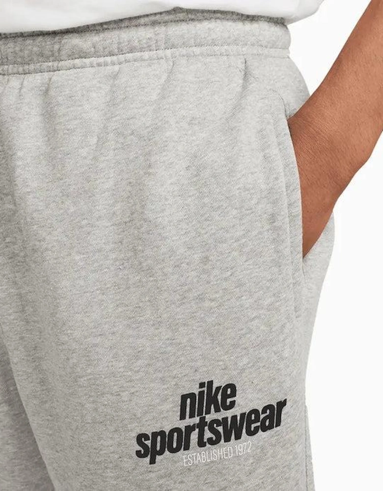 Heather Grey Sportswear Graphic Logo Sweatpants