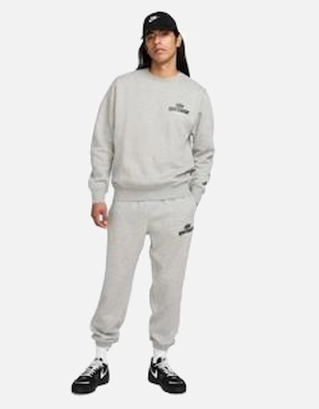 Heather Grey Sportswear Graphic Logo Sweatpants