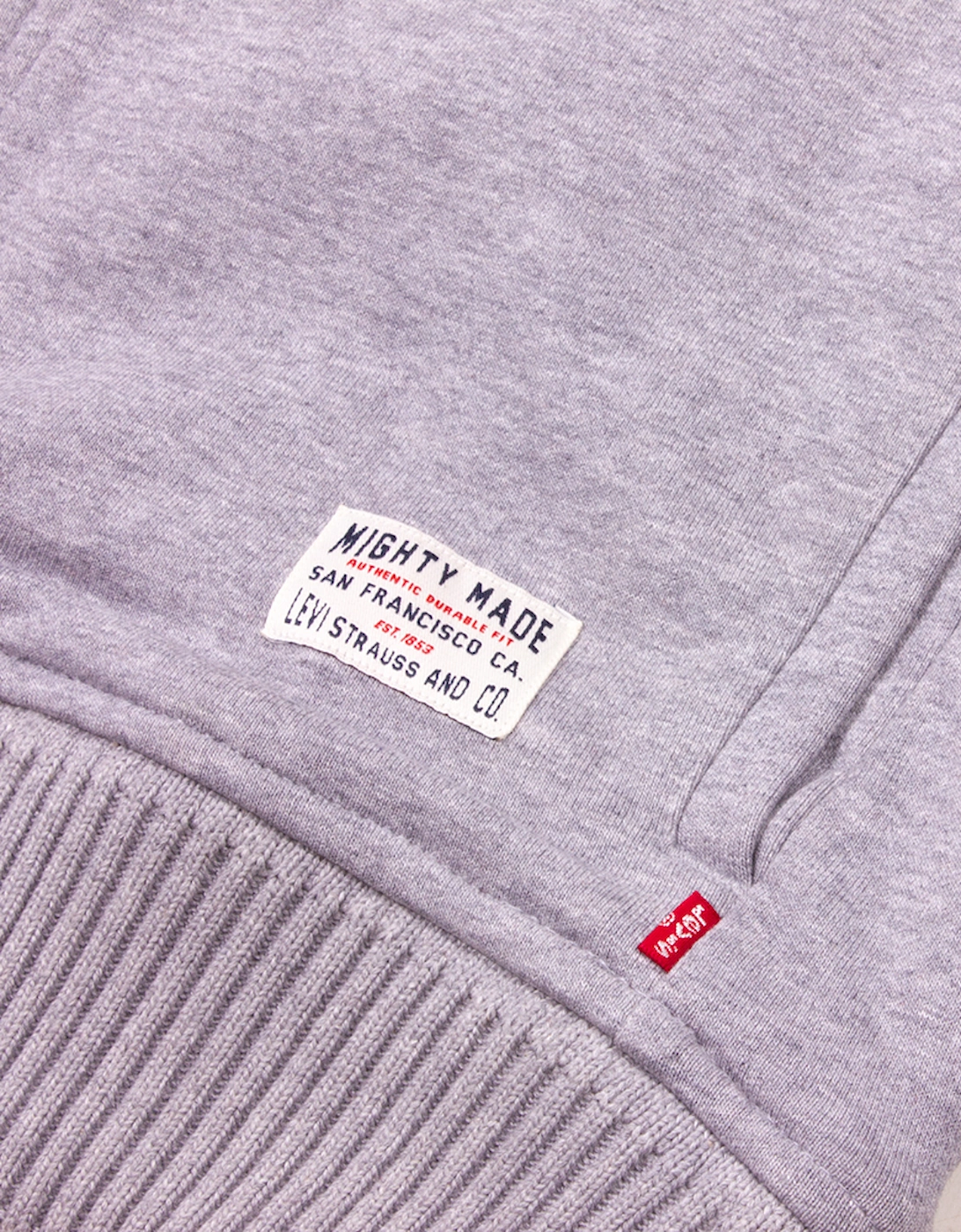 Grey Marl Jersey Cotton Bomber Jacket