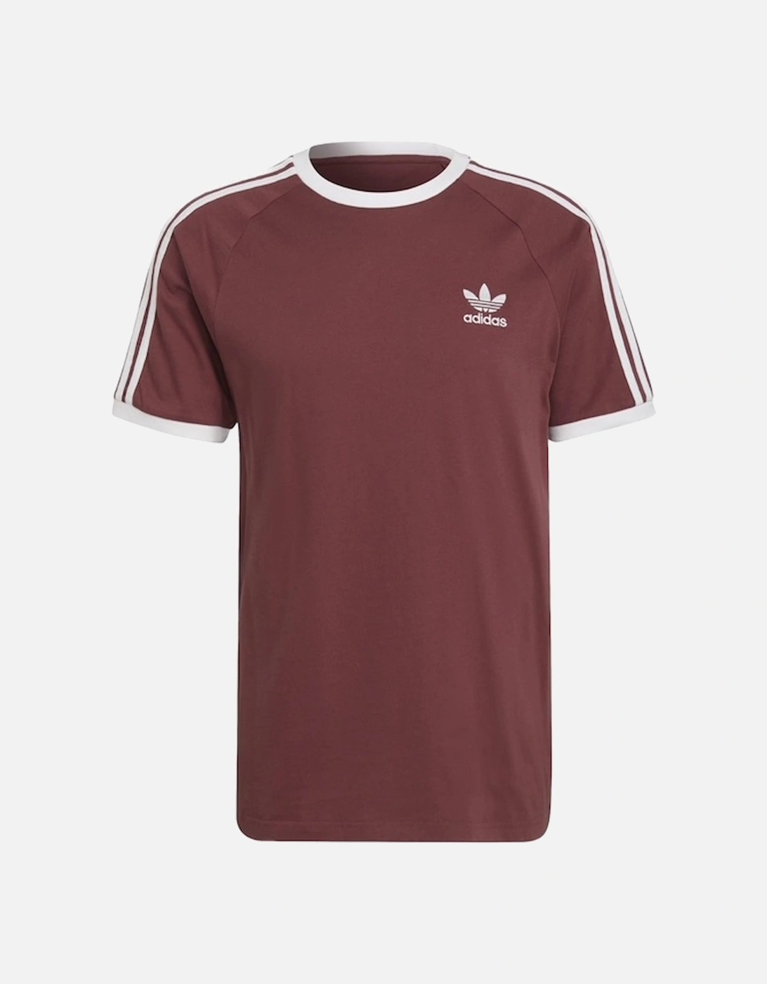 Originals Men's Brown '3 Stripes' T-Shirt, 3 of 2