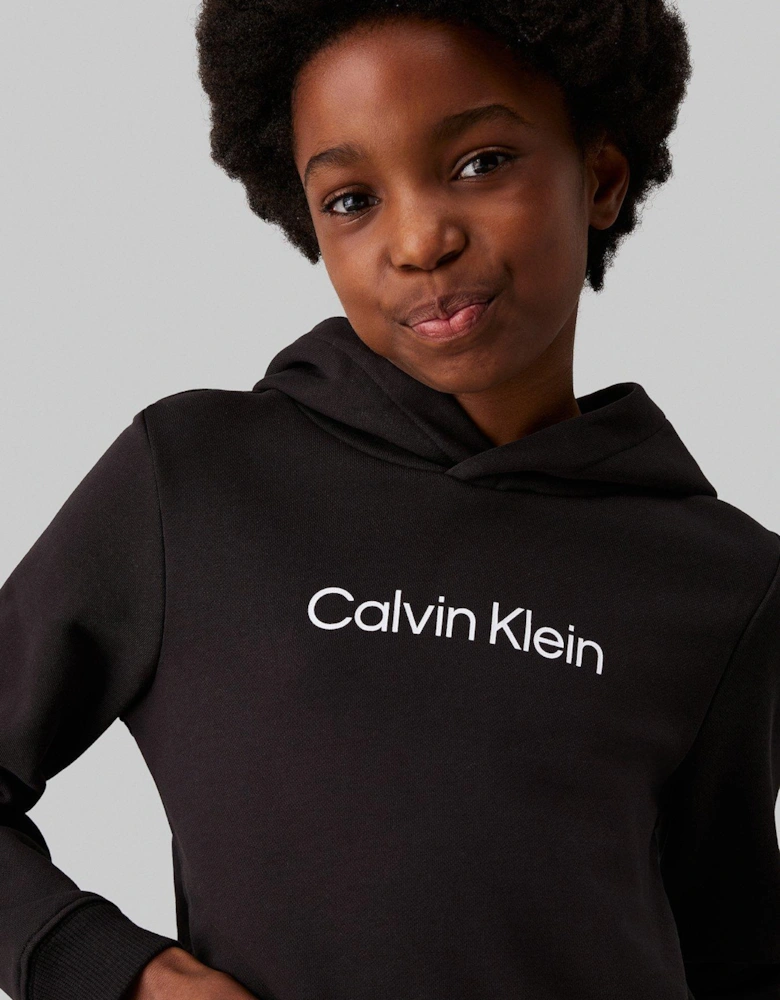 Kids Logo Terry Hoodie - Black