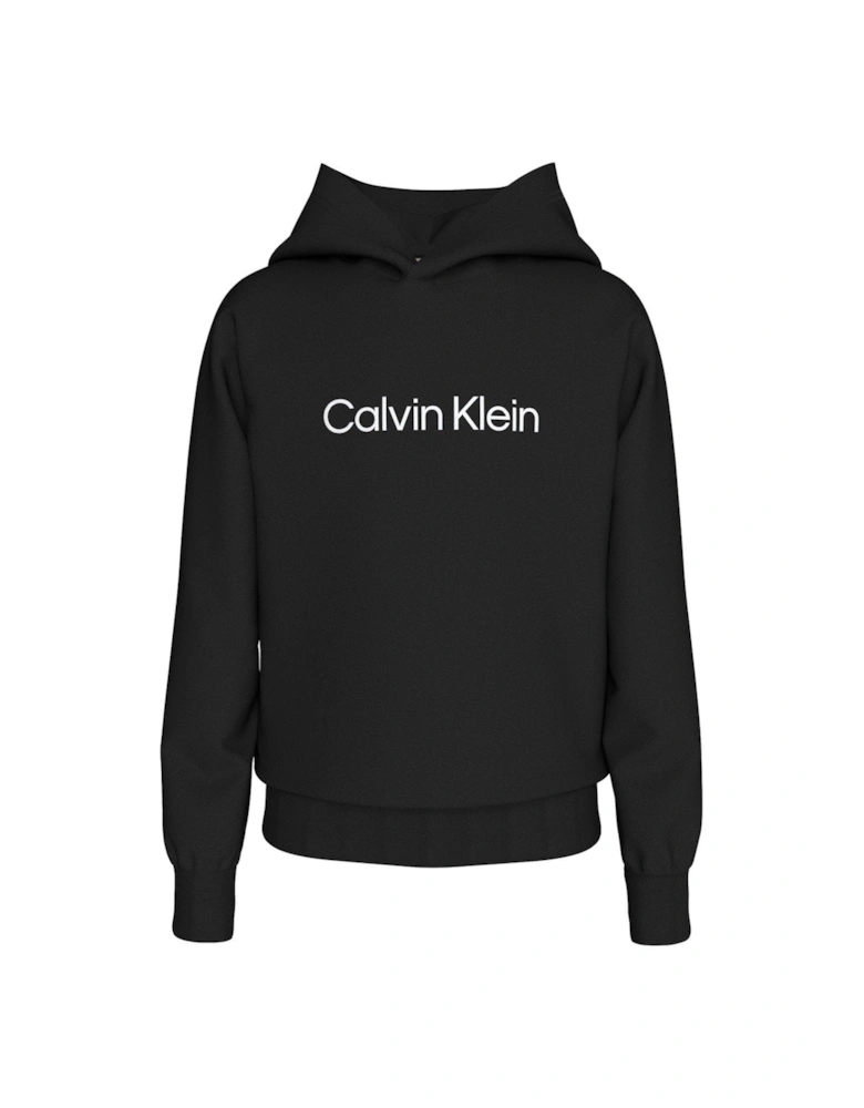 Kids Logo Terry Hoodie - Black