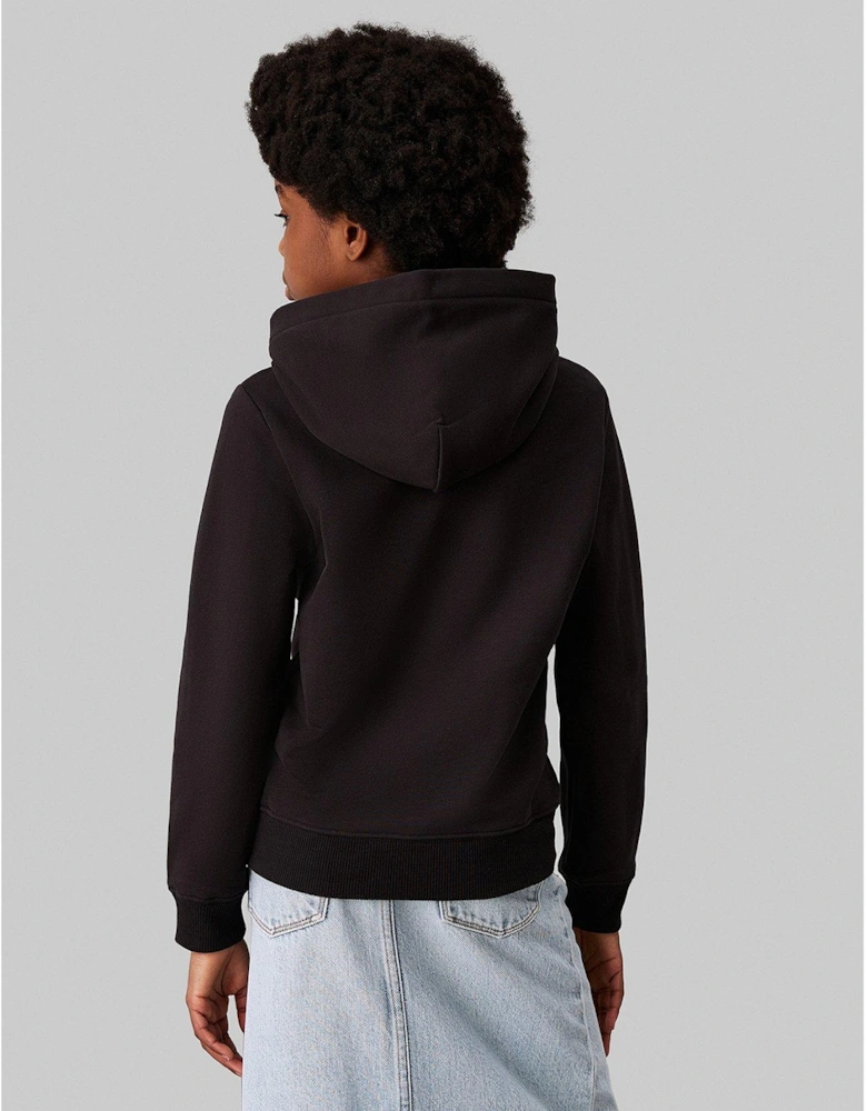 Kids Logo Terry Hoodie - Black