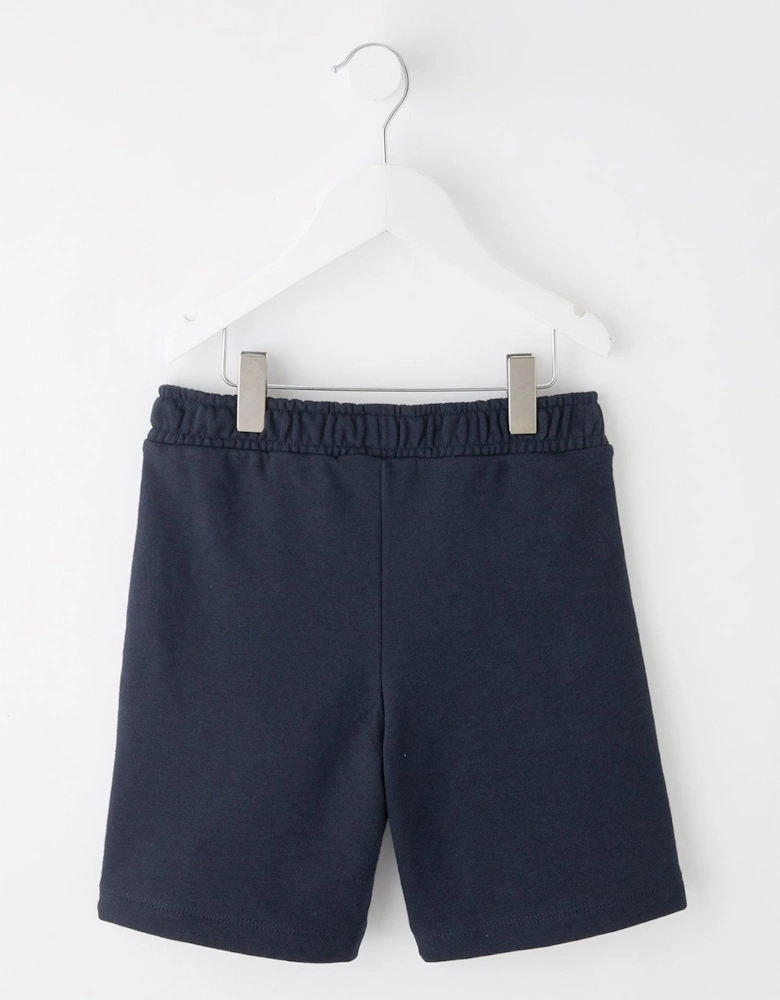 Younger Boys Logo Sweat Shorts - Blazer - Navy