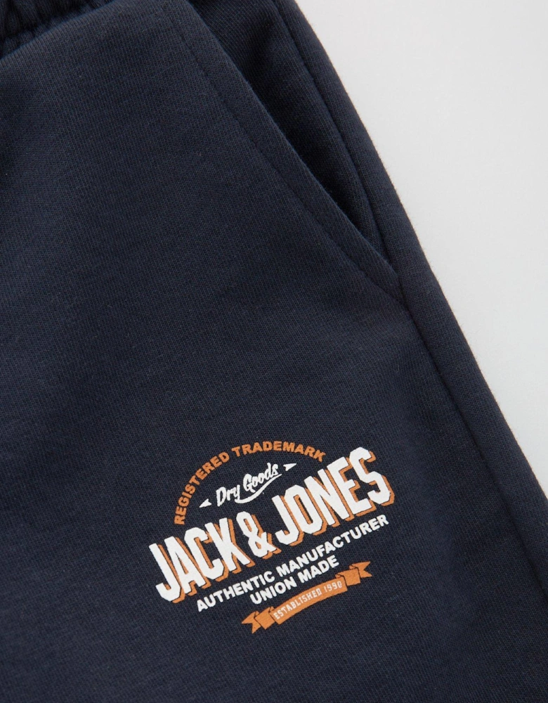 Younger Boys Logo Sweat Shorts - Blazer - Navy