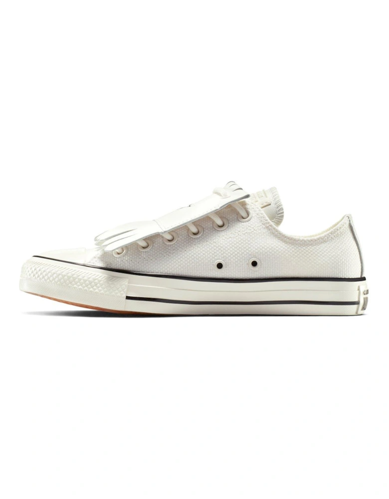 Womens Chuck Taylor All Star Canvas Oxvintage White/Egret/Black - White/Black