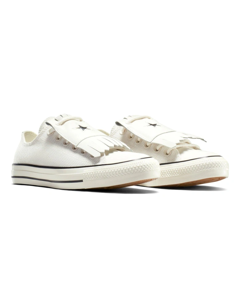 Womens Chuck Taylor All Star Canvas Oxvintage White/Egret/Black - White/Black