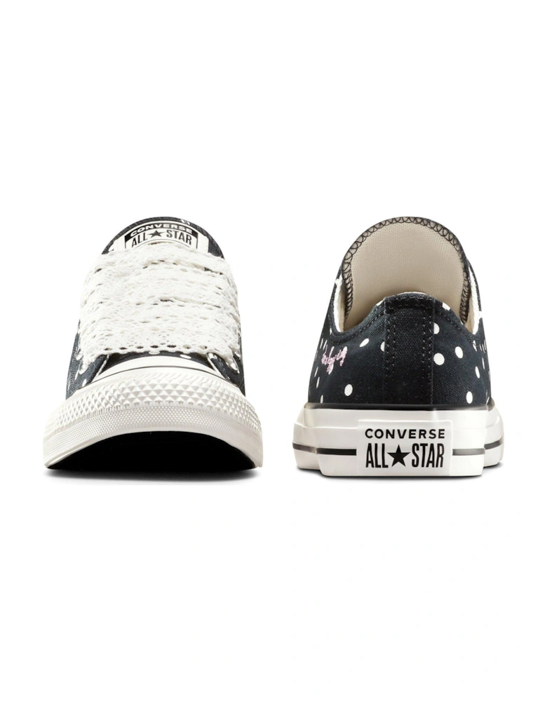 Women's Chuck Taylor All Star Canvas Ox Trainers - Black