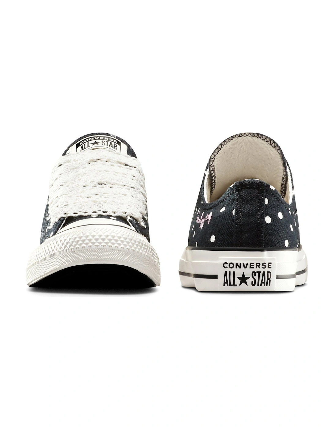 Women's Chuck Taylor All Star Canvas Ox Trainers - Black